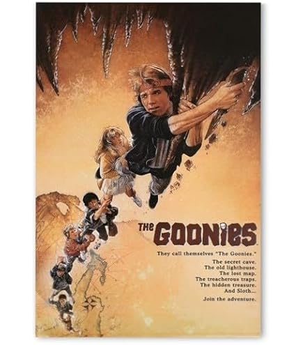 Amazon.co.jp: 映画ポスター グーニーズ The Goonies キャンバス